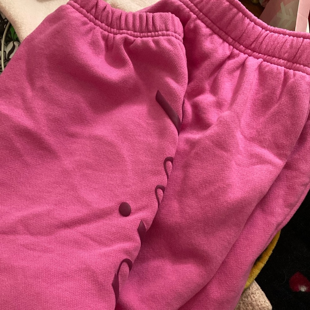 EVERYDAY FLEECE HIGH-WAIST GYM PANTS